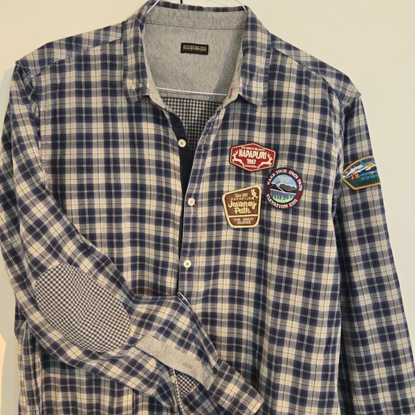 Napapijri Plaid Tartan Button Up Shirt 👕