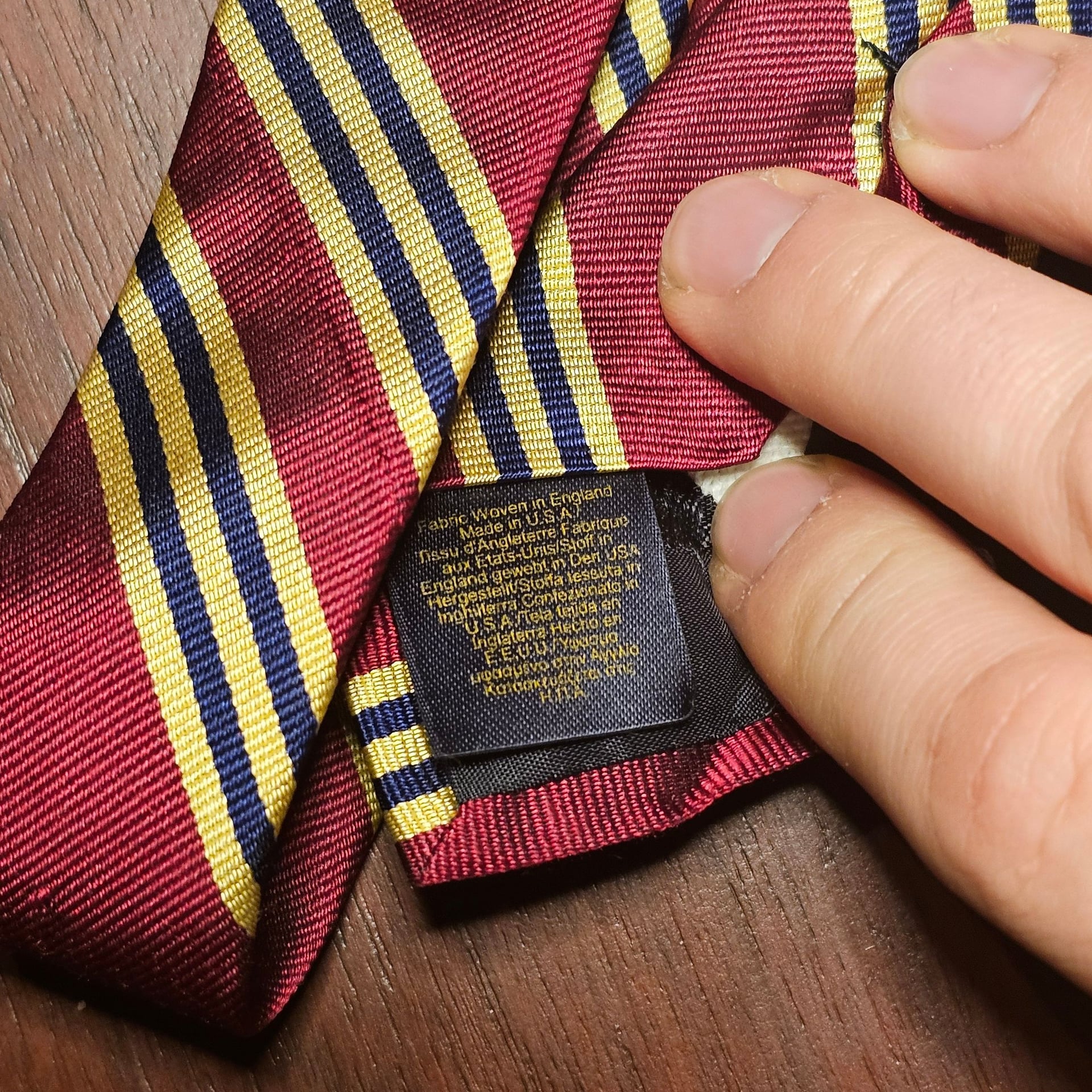 Classic Brooks Brothers Repp Tie 5
