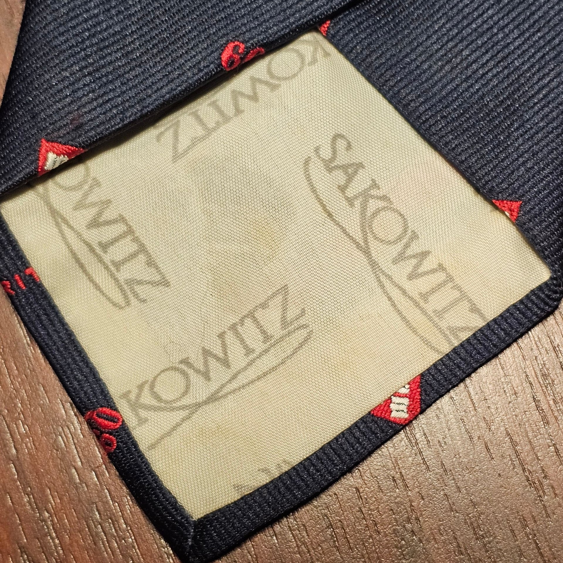 Sakowitz Harvard Veritas All Silk Tie Woven In England 54.5”x3” 5