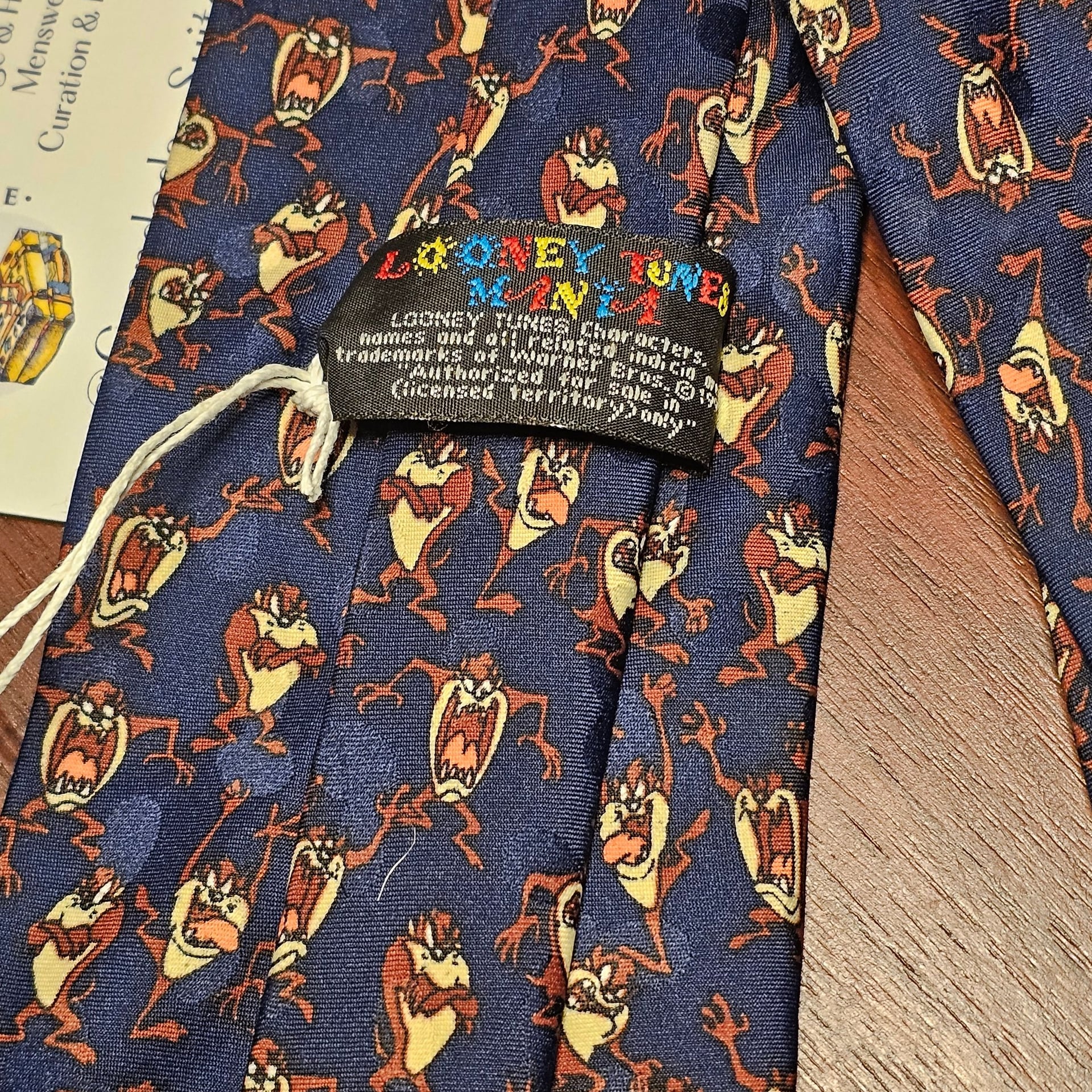 Looney Tunes Mania Mens Formal Necktie 58"Lx4"W Multicolor Neck Tie 3