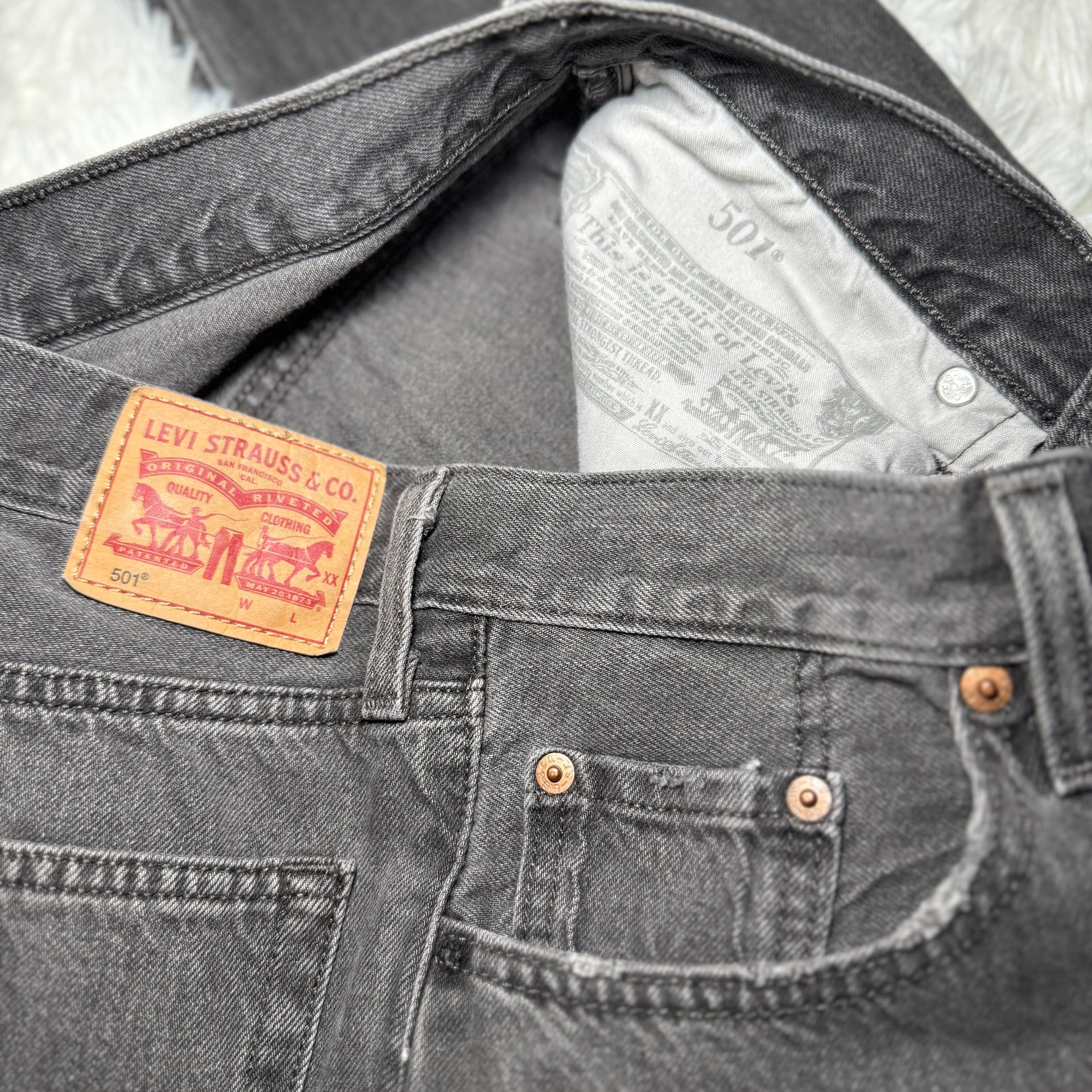 501® Original Fit Women's Jeans - Black 27x32 3