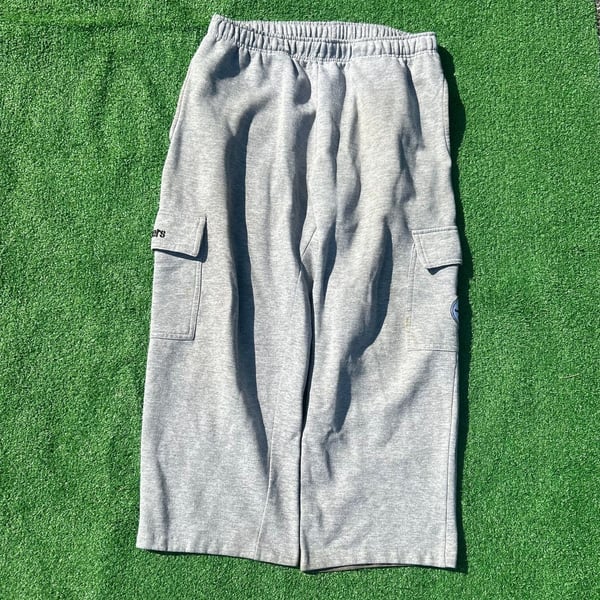 Men’s medium Pittsburgh Steelers NFL grey cargo sweatpants baggy wide leg