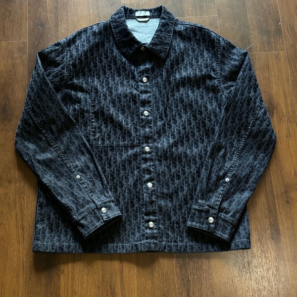 Dior Dior Oblique Grey Denim Jacket
