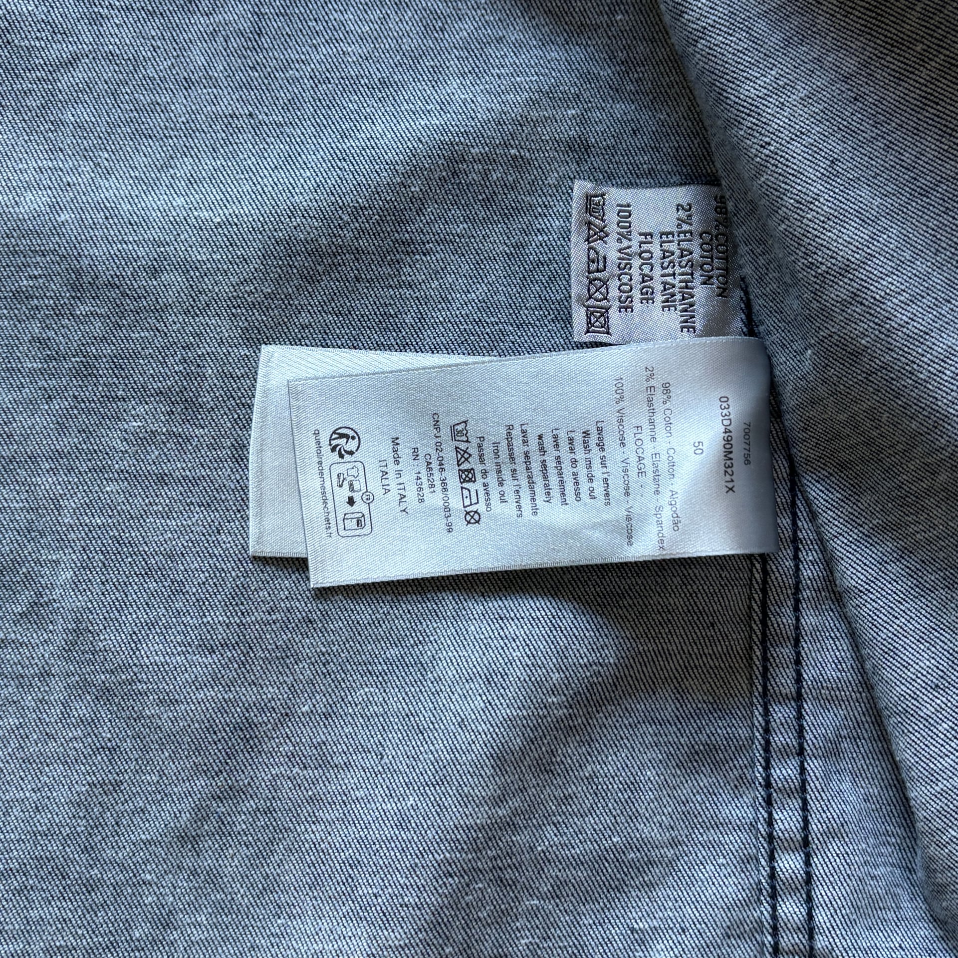 Dior Dior Oblique Grey Denim Jacket 5