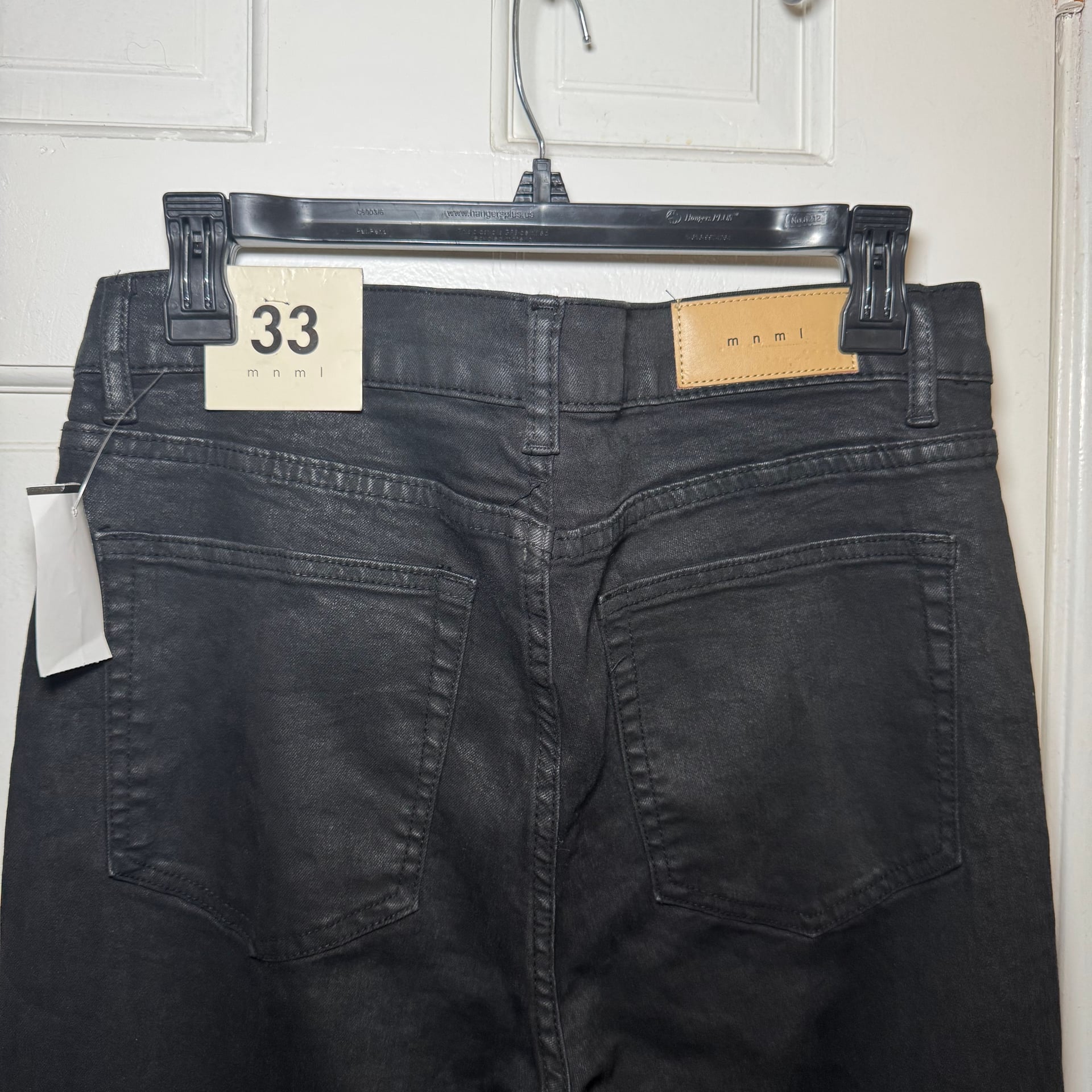 NWT mnml Skinny Everyday Black Denim Jeans Size 33 5