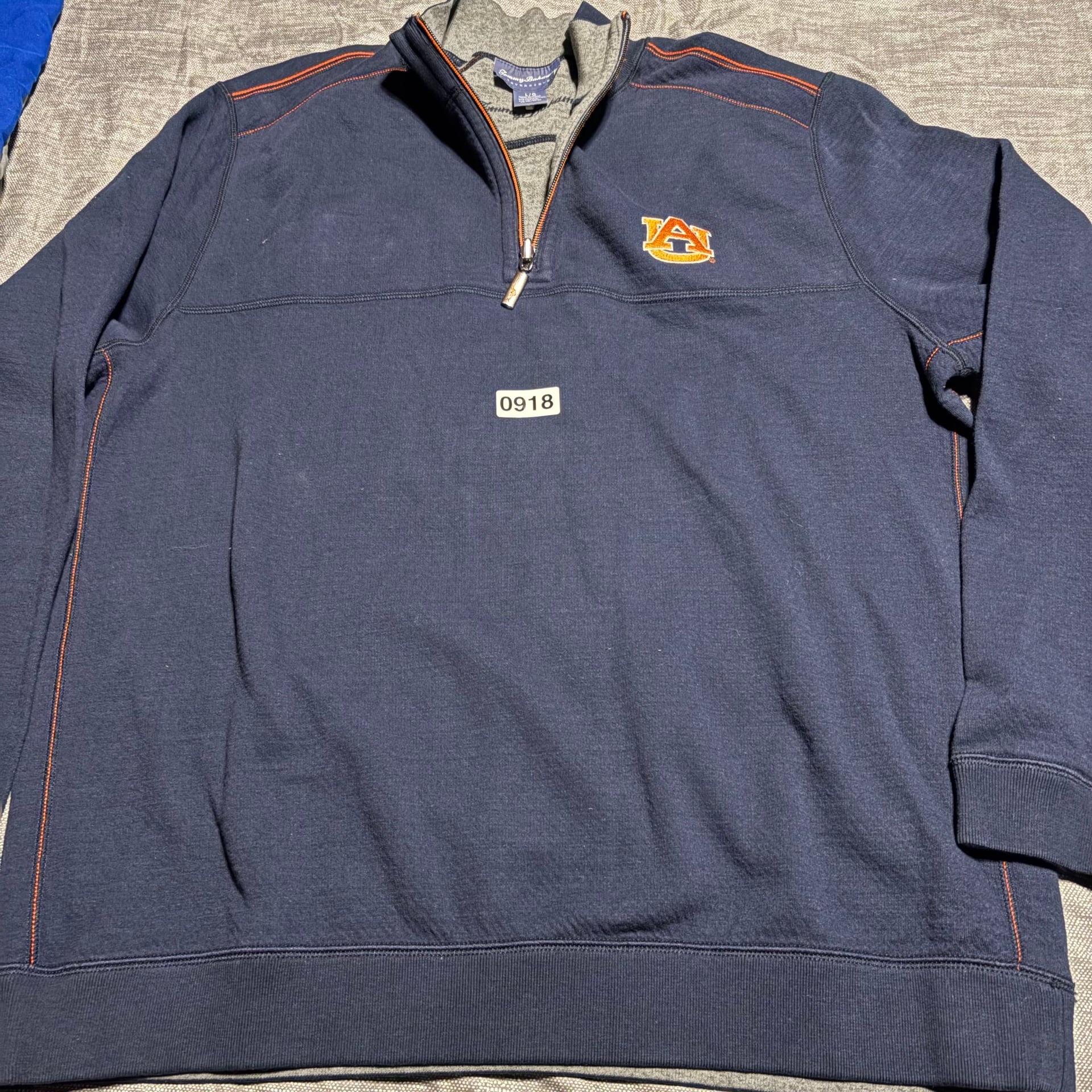 Tommy Bahama Clemson Reversible Quarter Zip Pullover 2