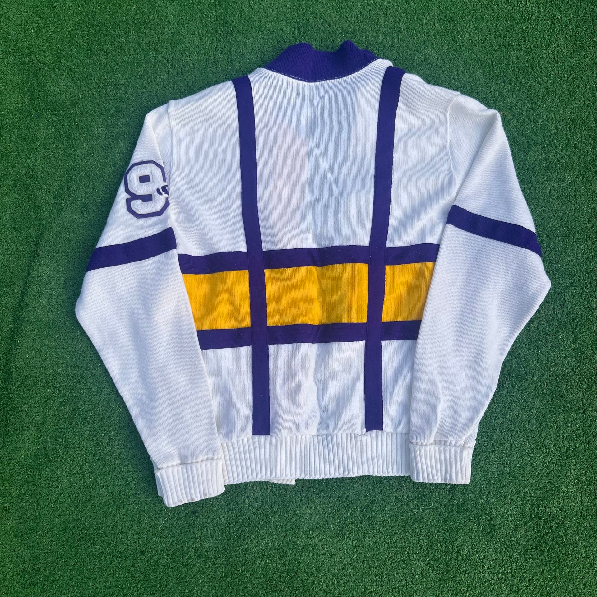 Vintage 1990s FCR Wool Varsity cheer Jacket/cardigan with Patchwork 2