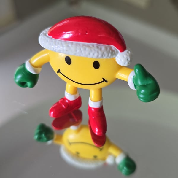 Vintage Smiley Face Toy Christmas Smiley 1990