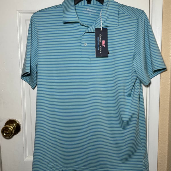 Vineyard Vines Boys Bradley Stripe Sankaty performance size xl 