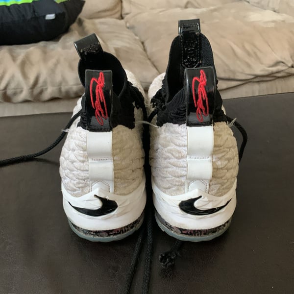 Nike LeBron 15 "White/Black/Red" Basketball Shoes