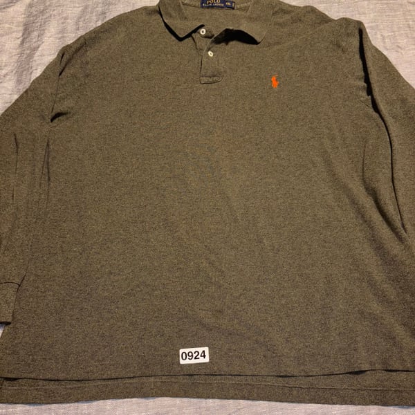 Polo Ralph Lauren Mens Long Sleeve Polo Shirt Sz XXL