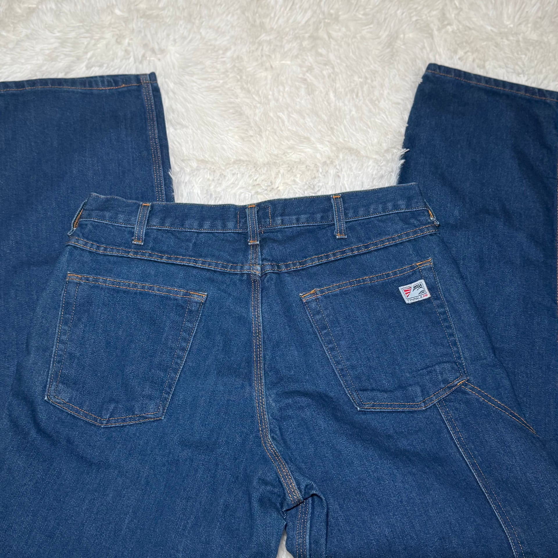 Vintage Tyndale FRMC Jeans Blue Denim Work Pants 34x32 6