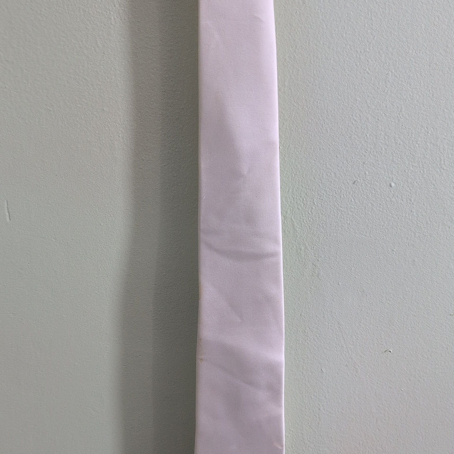 Croft & Barrow White Silk Necktie- Formal / Wedding Tie 1