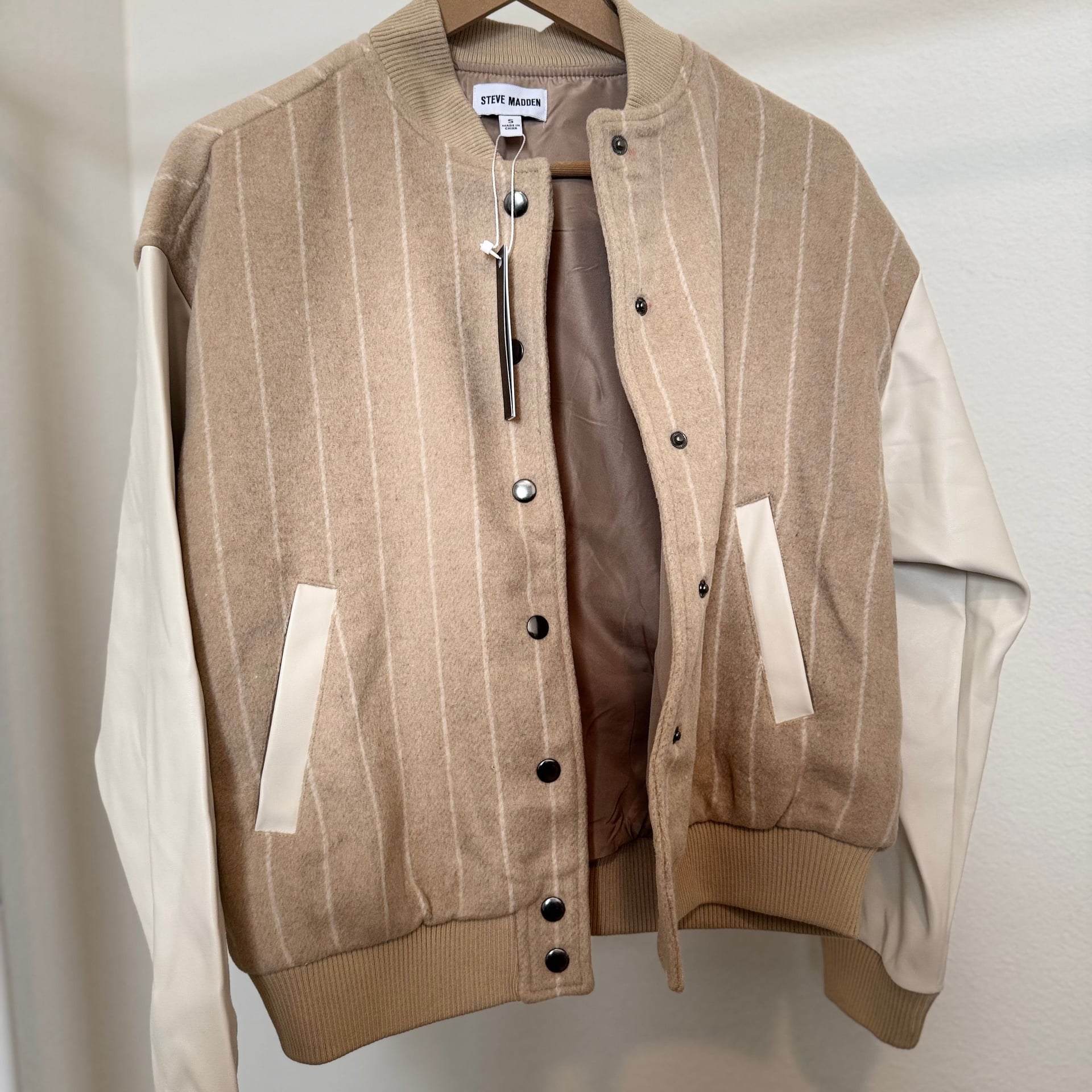 Vintage Wool/leather Varsity Jacket 4