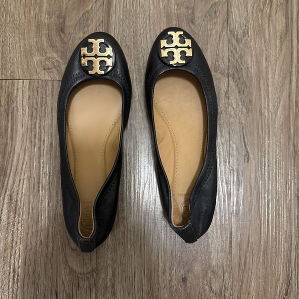 Tory Burch Women's Minnie Multi Logo Ballet Flats