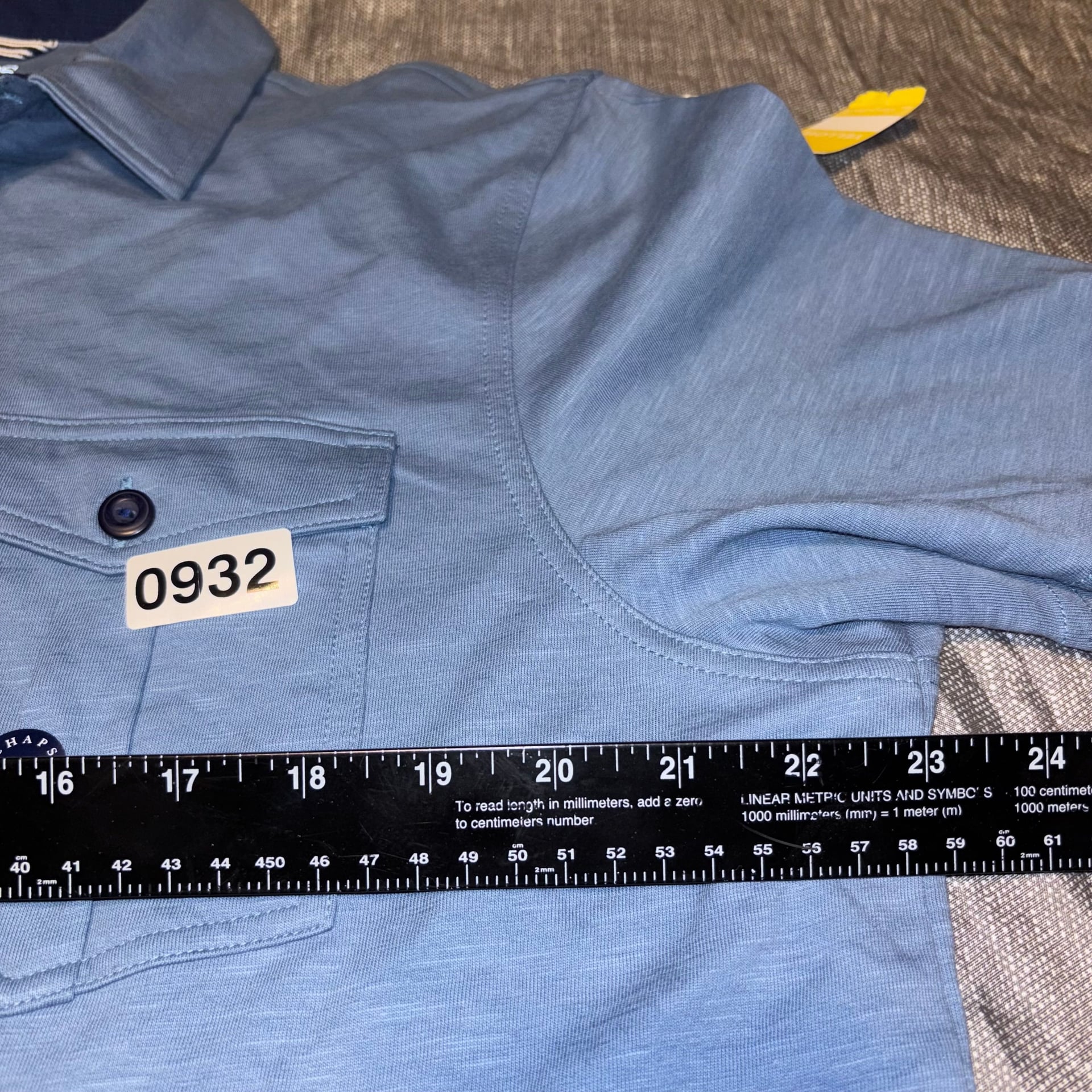 New Chaps Men's Light Blue Collared Button Up Shirt - Size XL 4