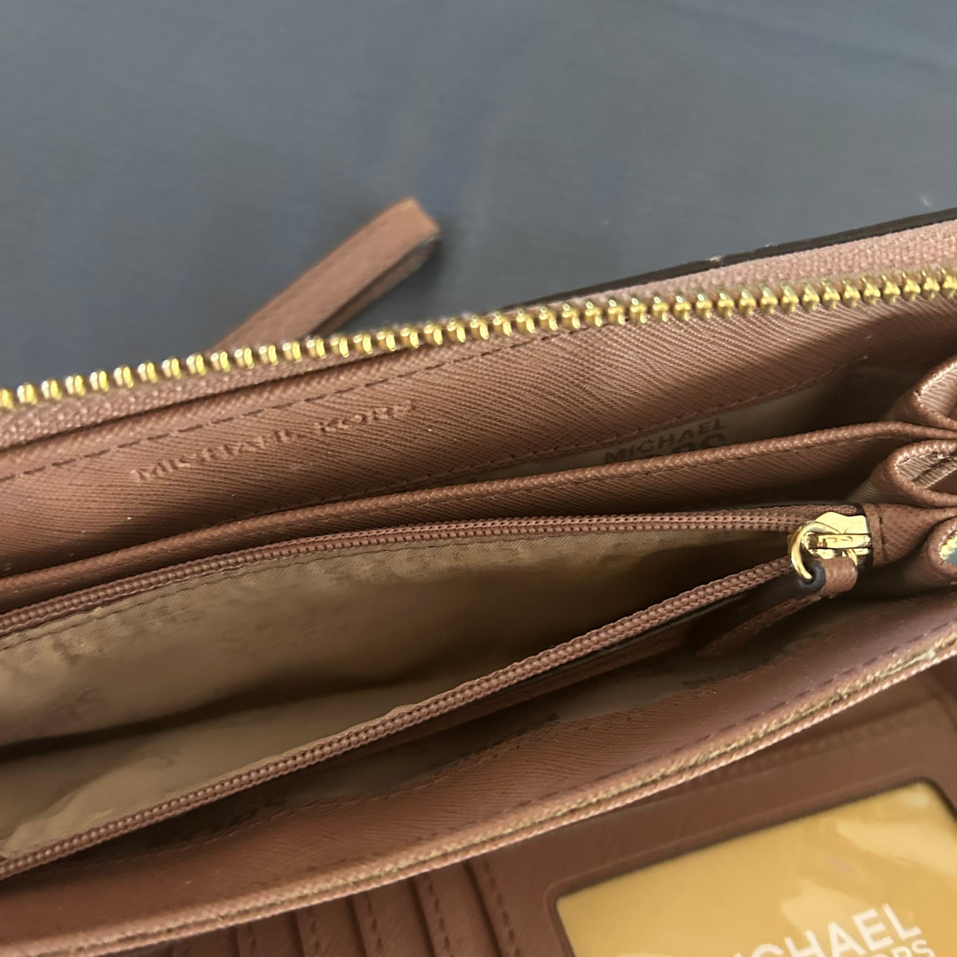 Michael Kors leather wallet - mauve 7