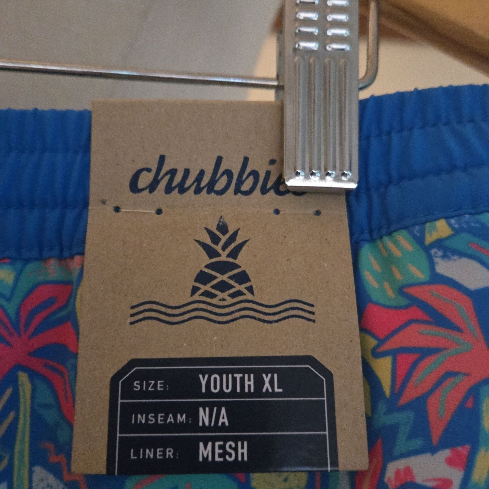 NWT - CHUBBIES - Youth Boy Swim Trunks - Size XL 18/20 3