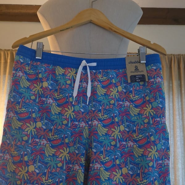 NWT - CHUBBIES - Youth Boy Swim Trunks - Size XL 18/20