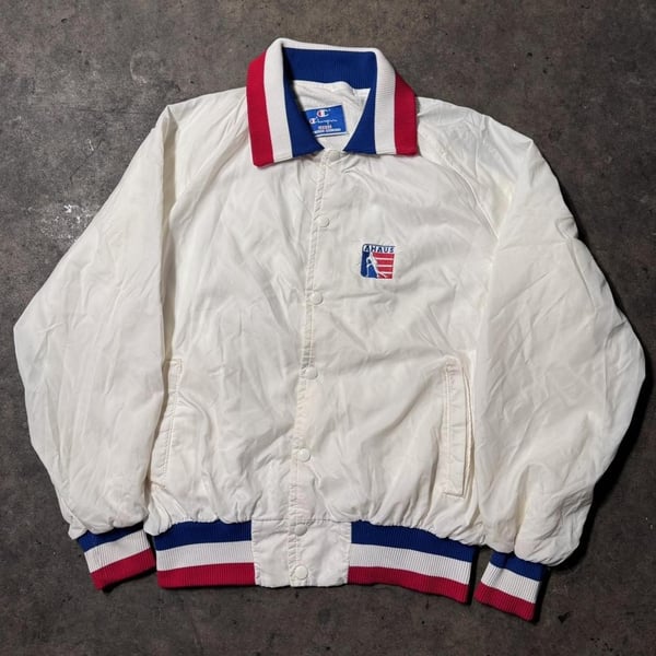 Vintage 1980s Champion Team USA Olympic Coca Cola Windbreaker Jacket