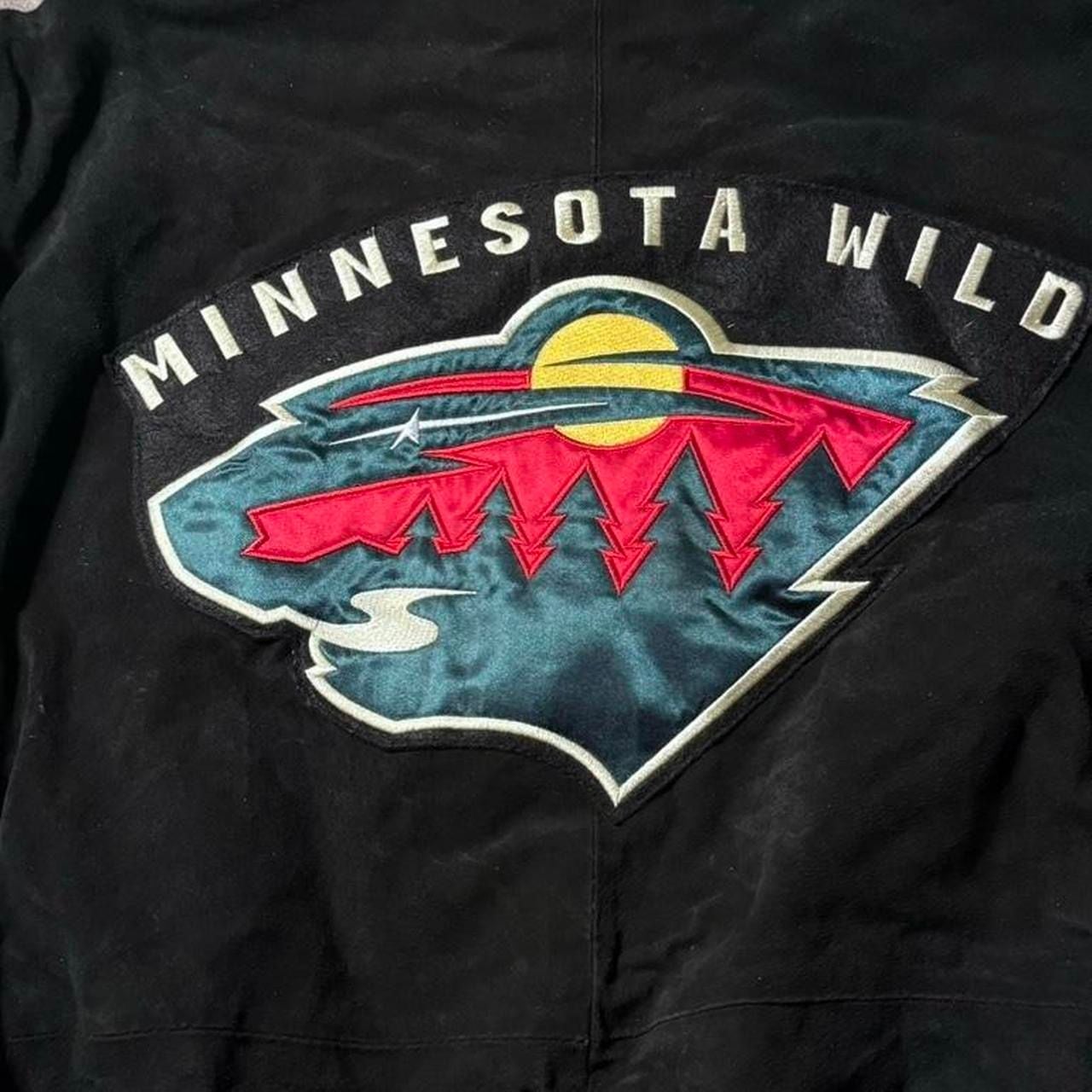 Vintage Minnesota Wild bomber jacket Large 6