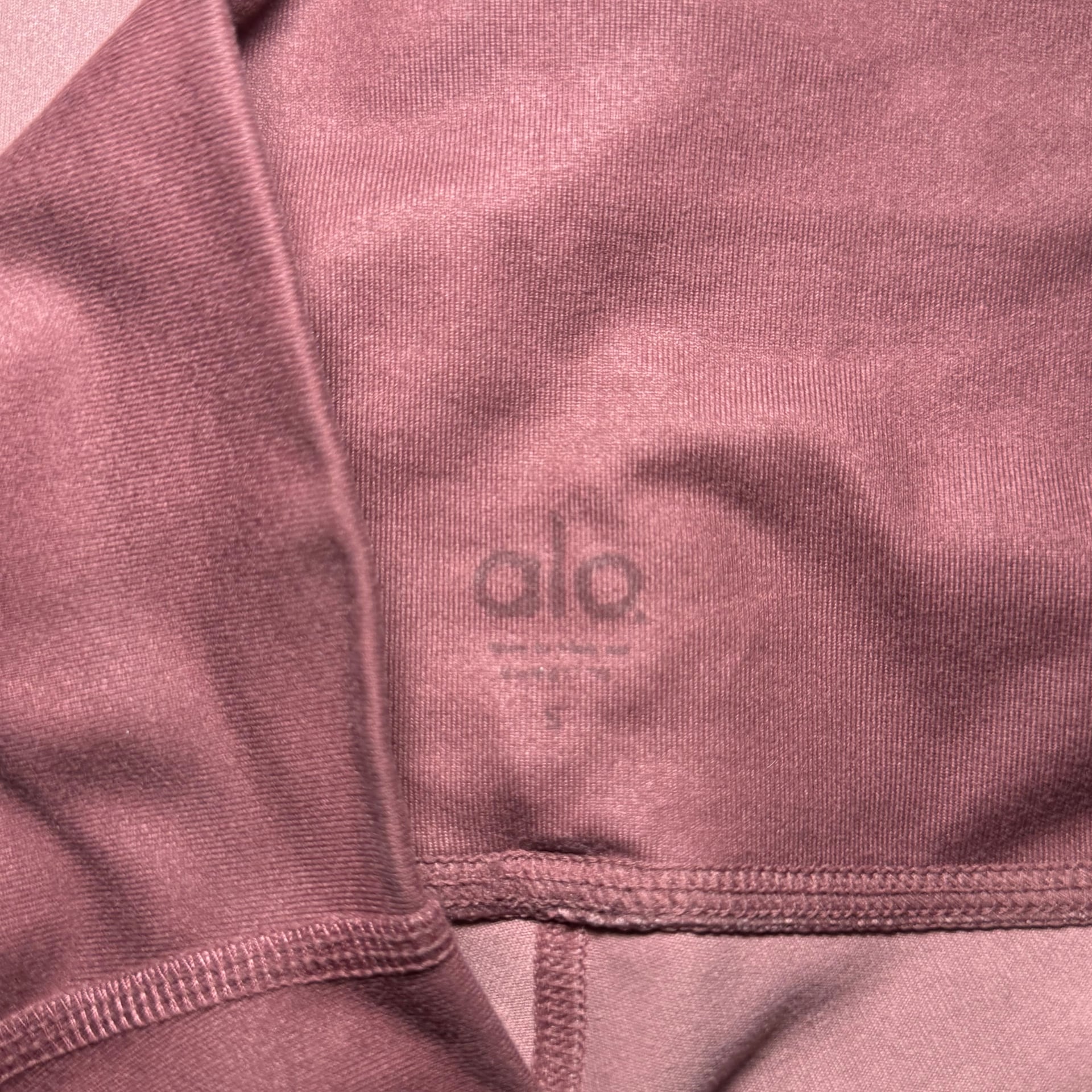 Alo Yoga High Waist Airbrush Legging Plum Coral S Small 3