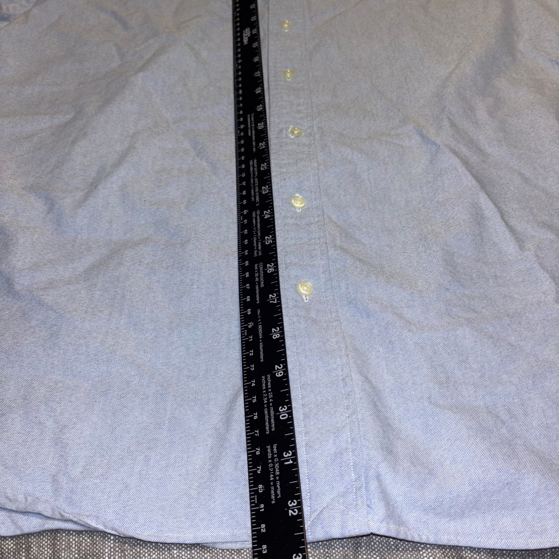 Ralph Lauren Classic Fit Dress Shirt in Light Blue Mens 2XB 3