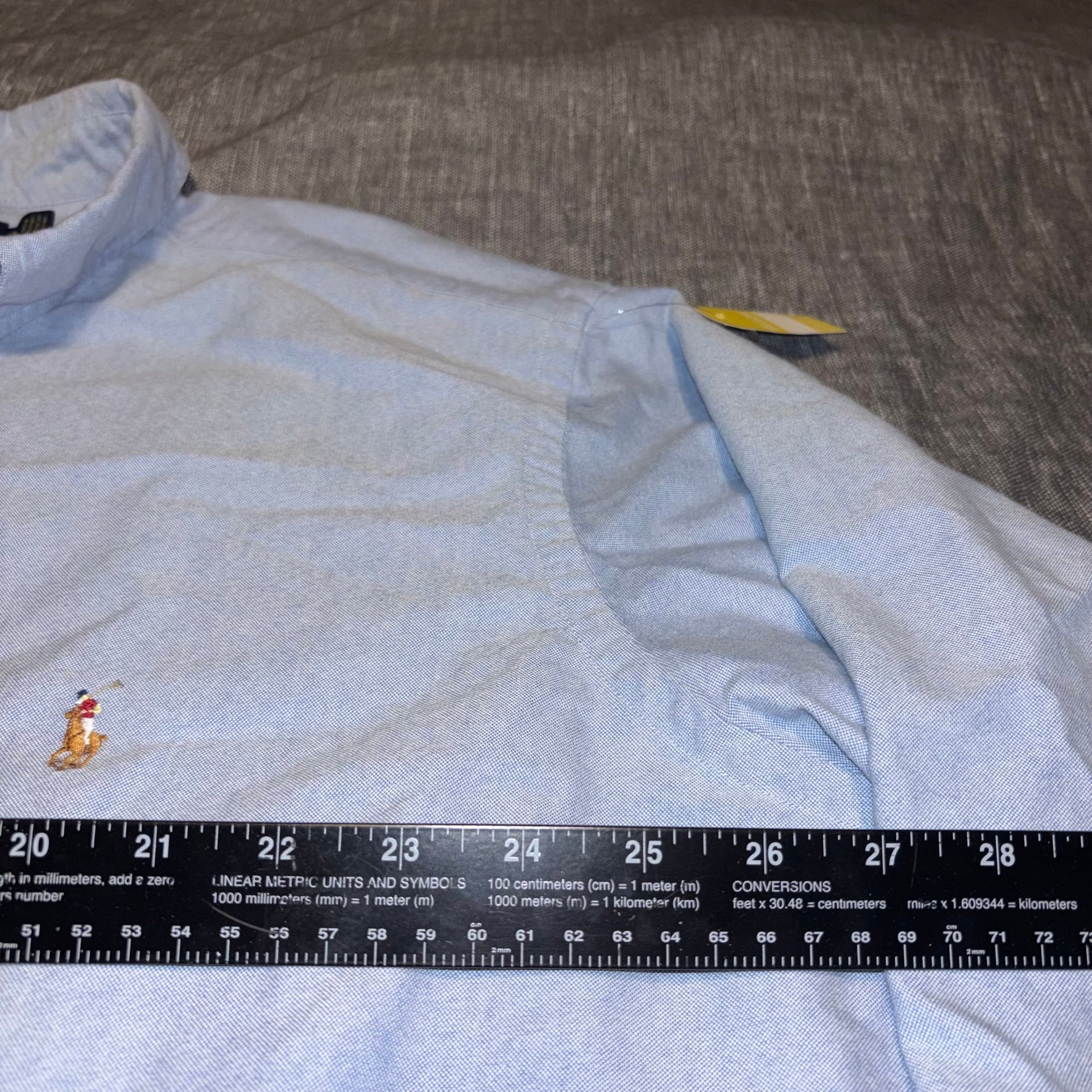 Ralph Lauren Classic Fit Dress Shirt in Light Blue Mens 2XB 4
