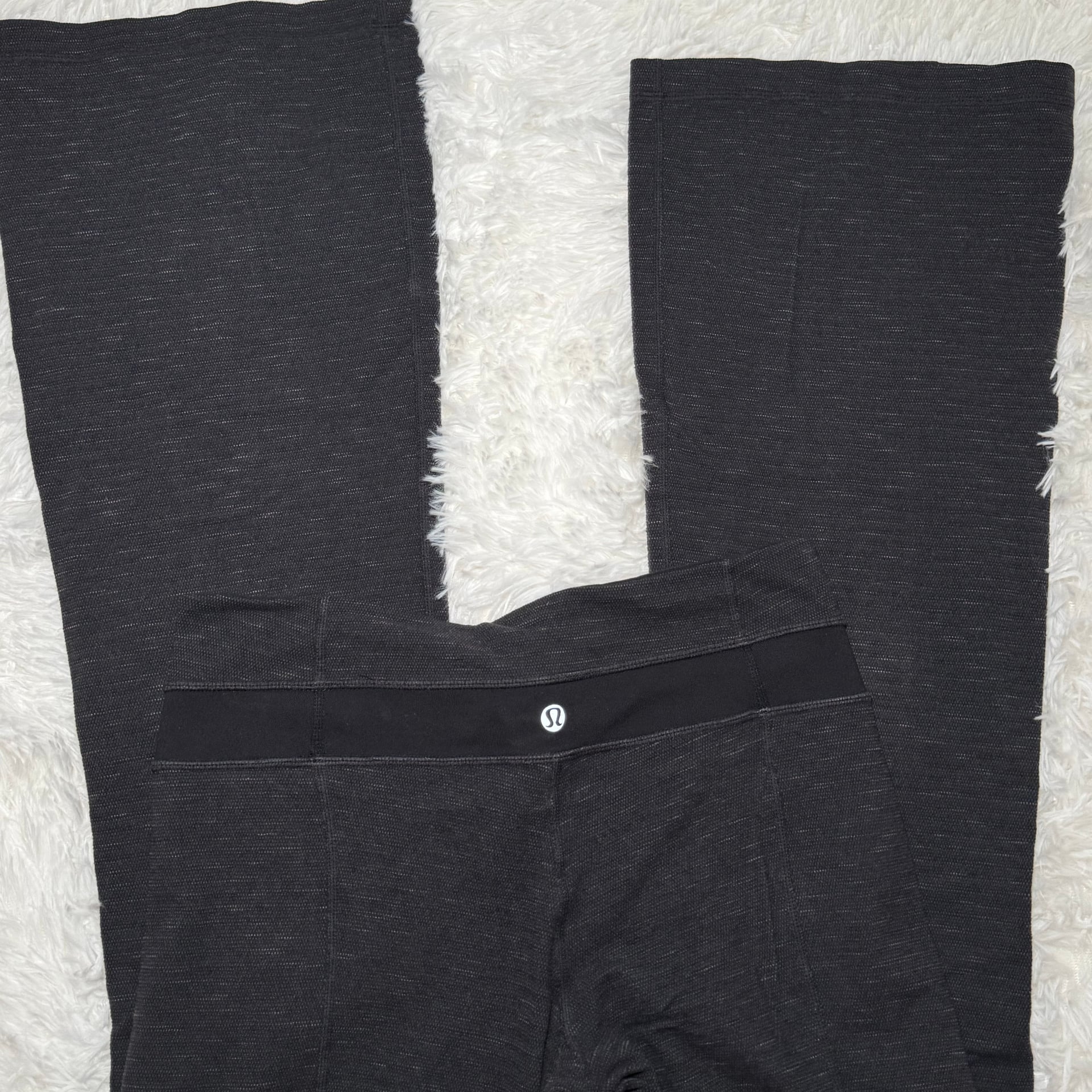 Lululemon Heathered Gray Wide Leg Legging Size 4 1