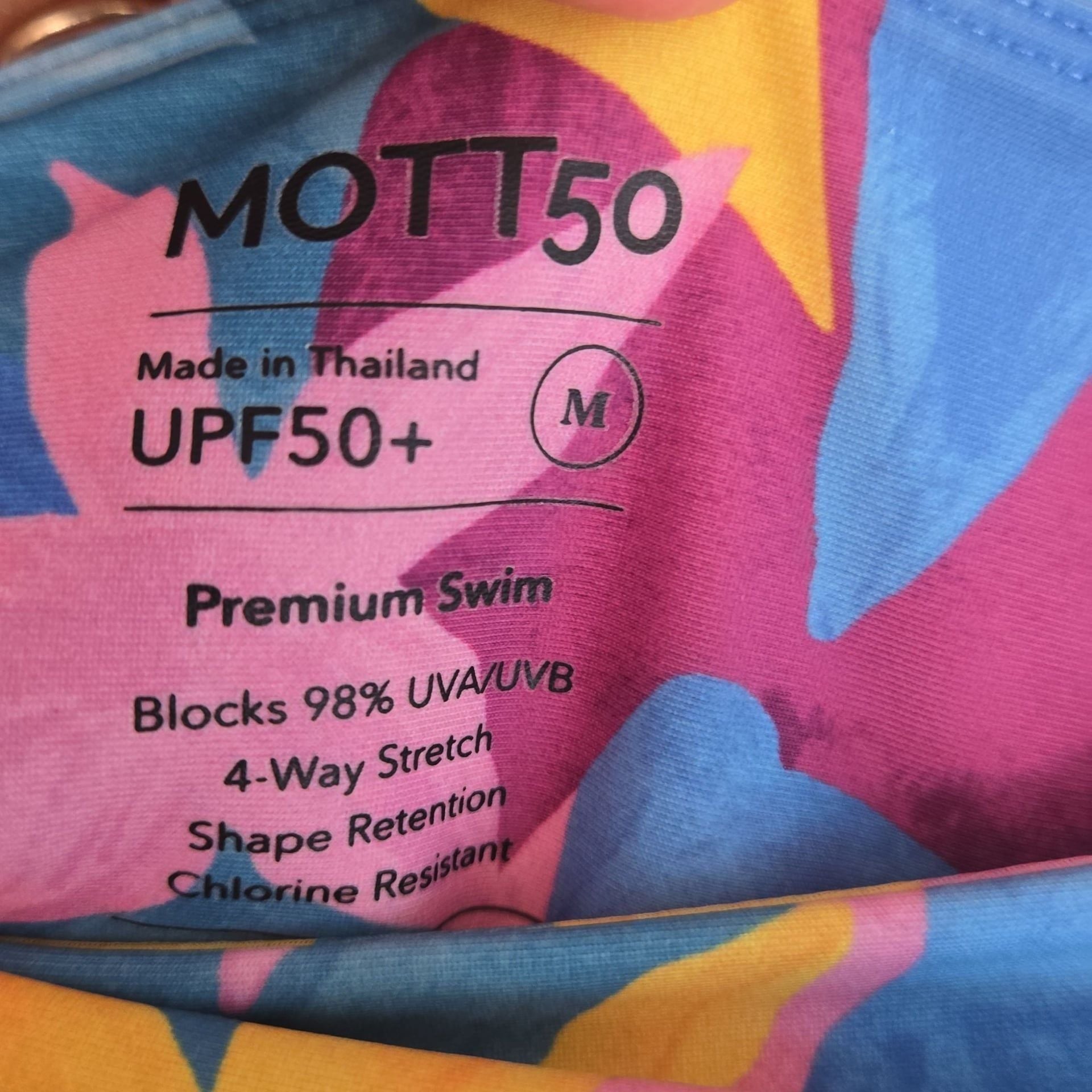 MOTT 50 - UPF50+ - Swim pants - Size M - flowers 5