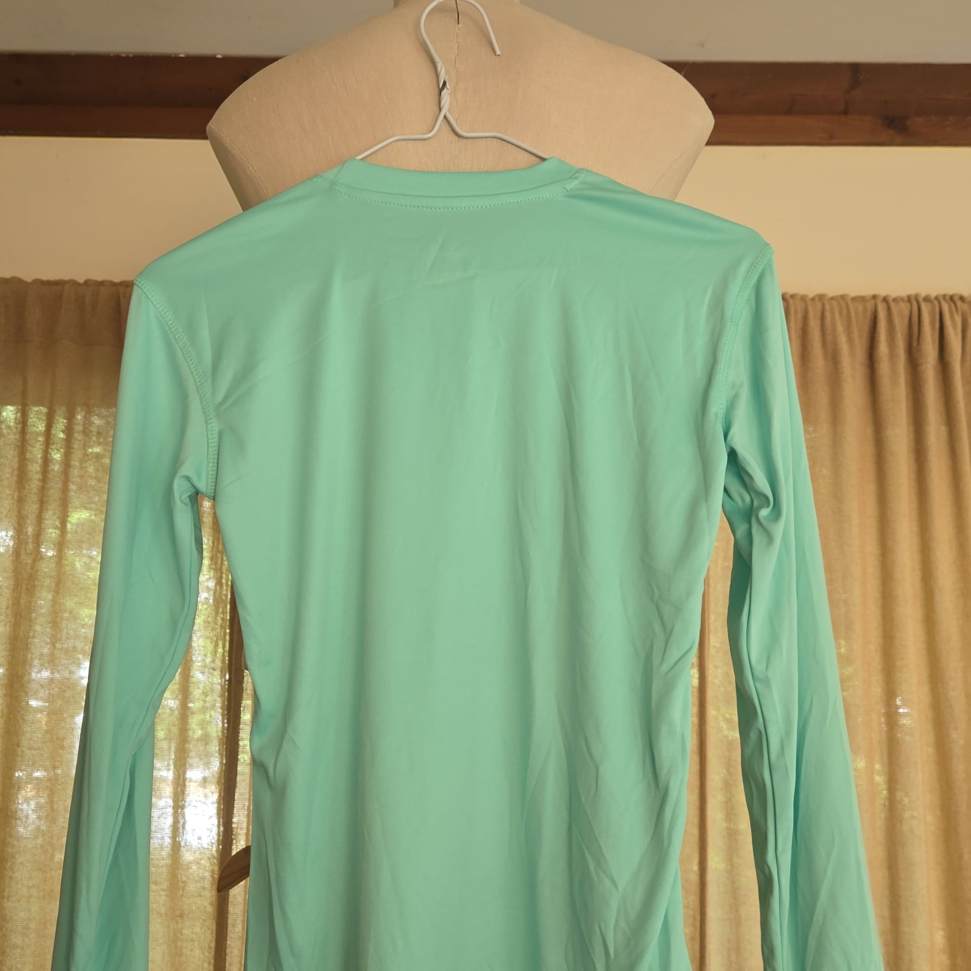 BANANA BOAT - Women's Long Sleeve Sun shirt - OUTER BANKS - Size S - Green 7