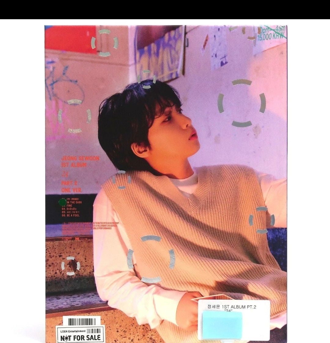 Jeong Sewoon 1st Album '24' (Zero & One Versions) K-POP CD Photobook Set 3
