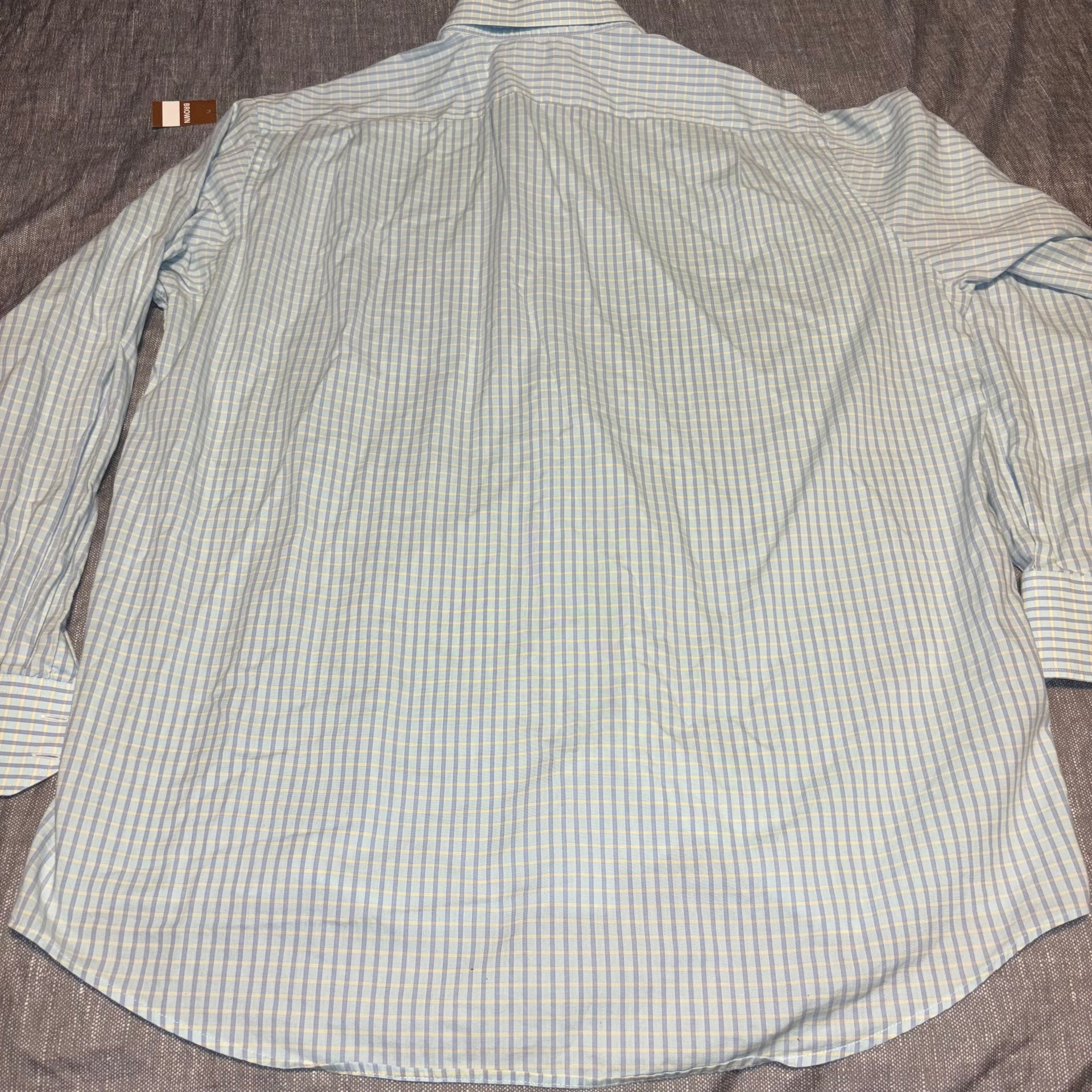 Lacoste Men's Button-Up Shirt - Plaid Mens Size 44 5
