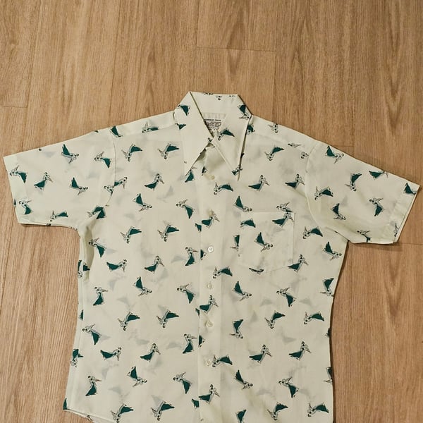 50s 60s KMART Dancing Couple Shirt - S/M