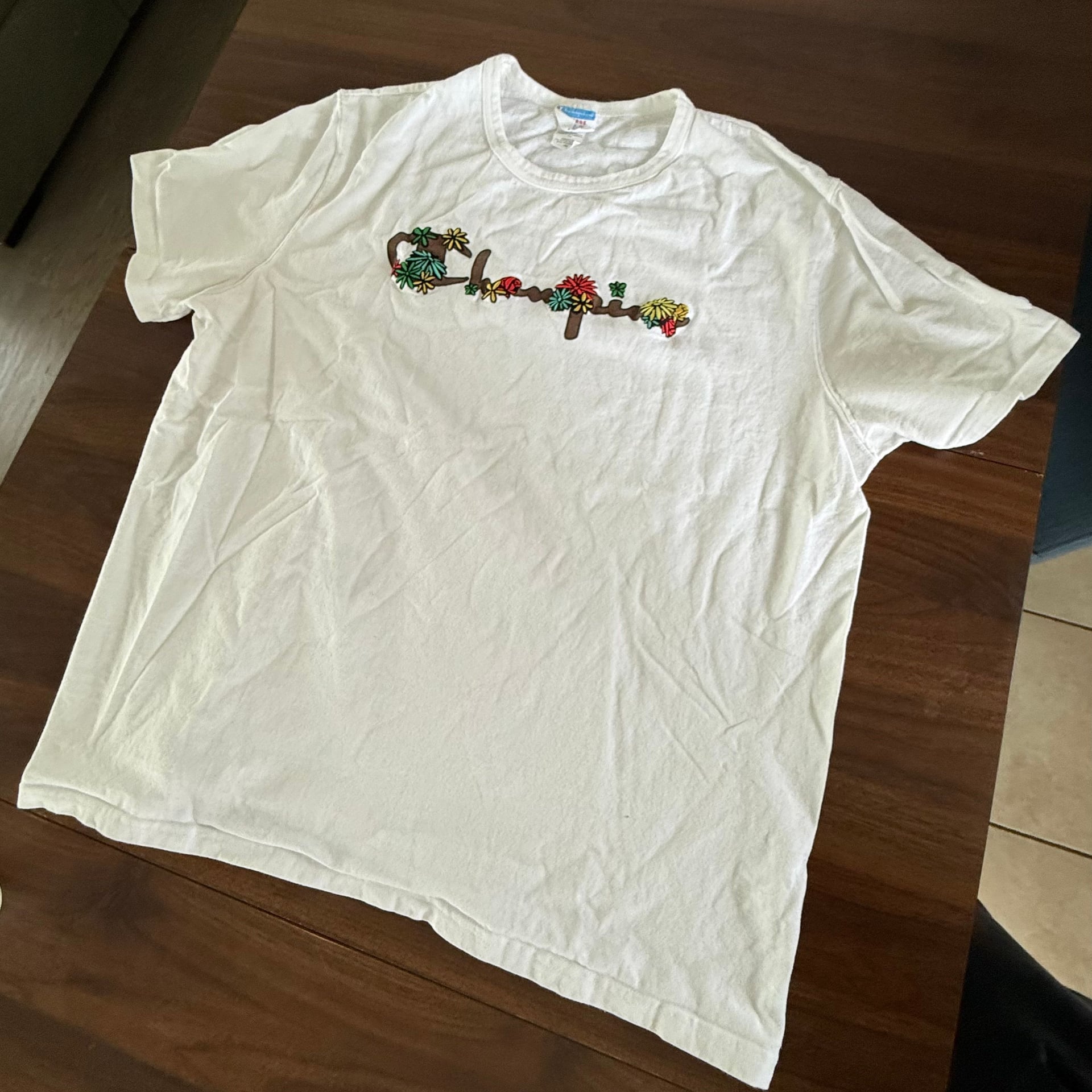 Champion Floral Script T-Shirt 3