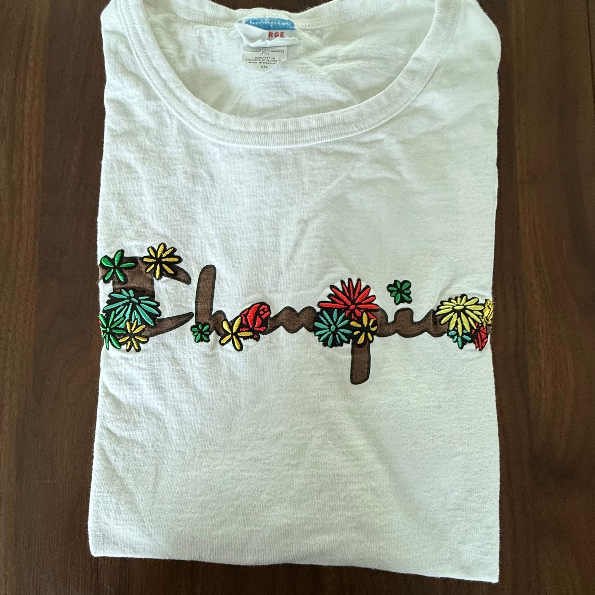 Champion Floral Script T-Shirt 2