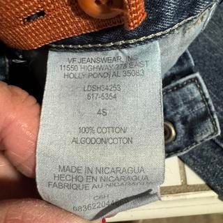 Retro Carpenter Denim Jeans Kids 4S with Adjustable Waist 8
