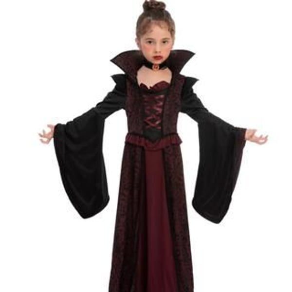 Spooktacular Creations Vintage Royal Vampire Child Costume M 7-10 Year Kids Halloween Dress