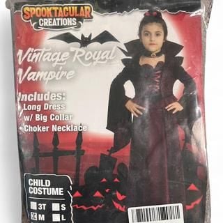 Spooktacular Creations Vintage Royal Vampire Child Costume M 7-10 Year Kids Halloween Dress 3