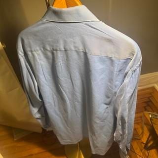 Armani Light Blue Classic Fit Button-Up Shirt 5