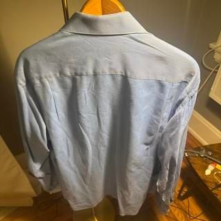 Armani Light Blue Classic Fit Button-Up Shirt 6