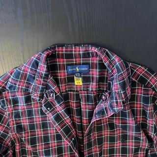 Polo Ralph Lauren Red & Blue Plaid Flannel Button-Up Shirt, Long Sleeve, Casual 5