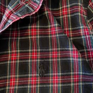 Polo Ralph Lauren Red & Blue Plaid Flannel Button-Up Shirt, Long Sleeve, Casual 6