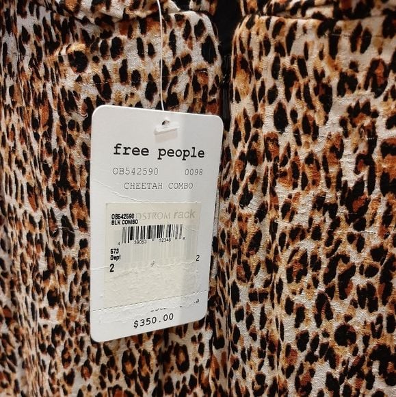 Free People Leopard Print Maxi Dress 11