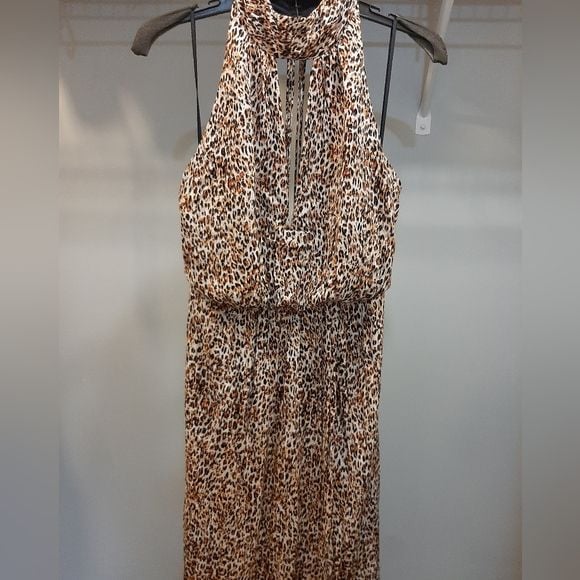 Free People Leopard Print Maxi Dress 3