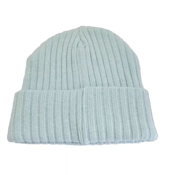 Time And Tru Green Knit Women Beanie Hat/Cap 3