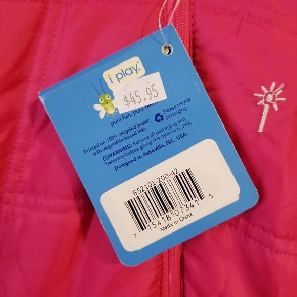 I play Waterproof Bunting Baby Hot Pink Small (6 Months) 8