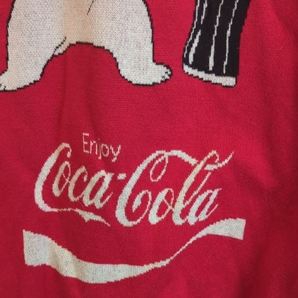 PacSun Red Coca Cola Graphic Crewneck Sweater 5