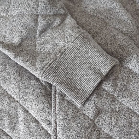 On The Byas Light Gray Quilted Jacket 8
