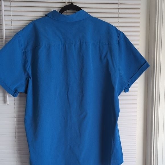Apt. 9 Men's Vibrant Blue Casual Button Down Shirt 4